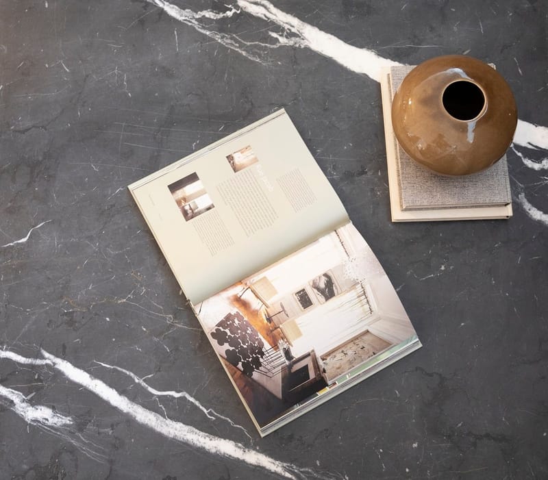 Pegani matbord i marmor 215x110 cm - Underrede - Marmor (grå med vit ådring) - Möbler - Bord & matgrupper - Matbord & köksbord