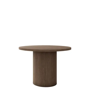 Pernor Utdragbart Runt Matbord 100–188 cm i Trä med Valnötsutseende - Brun - Möbler - Bord & matgrupper - Matbord & köksbord