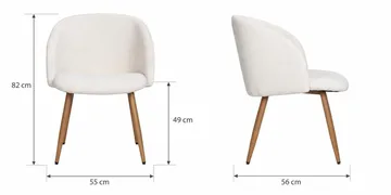 Peyra Matgrupp 120-220 cm förlängningsbart med 4 Greya Mastolar - Ek - Möbler - Bord & matgrupper - Matgrupper