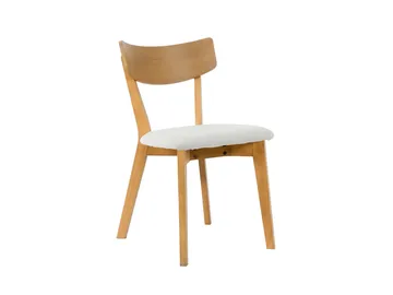 Peyra Matgrupp Förlängningsbart runt 120-220 cm i Ek med 4 Amelia Matstolar med Dyna - Ek - Möbler - Bord & matgrupper - Matgrupper