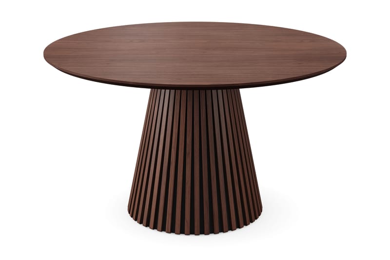 Peyra Runt Matbord 130 cm Fanér, Valnöt