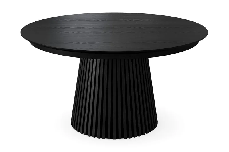 Peyra Runt Matbord förlängningsbart 140-240 cm Fanér, Svartlaserad ek