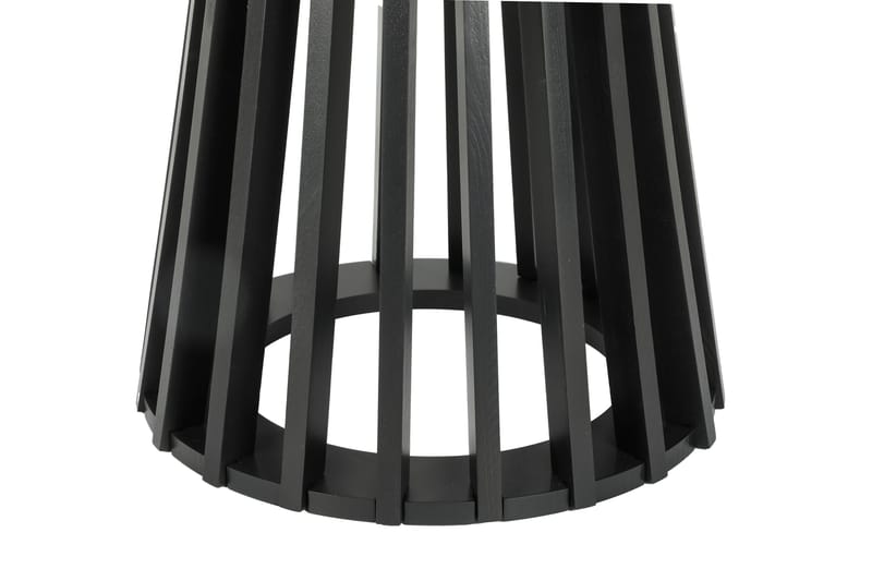 Peyra Soffbord Runt 60 cm Fanér - Svart - Möbler - Bord & matgrupper - Soffbord