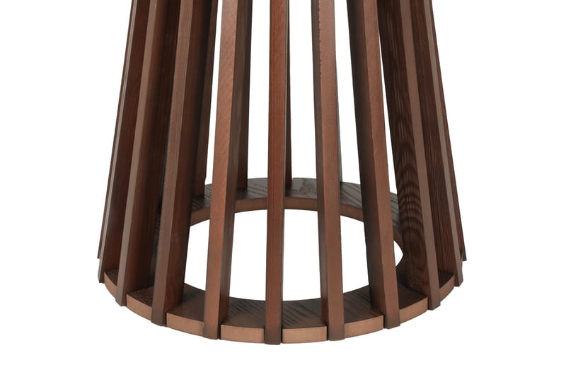 Peyra Soffbord Runt 60 cm Fanér - Valnöt - Möbler - Bord & matgrupper - Soffbord
