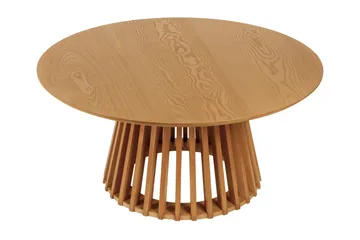 Peyra Soffbord Runt 86 cm Fanér - Ek - Möbler - Bord & matgrupper - Soffbord