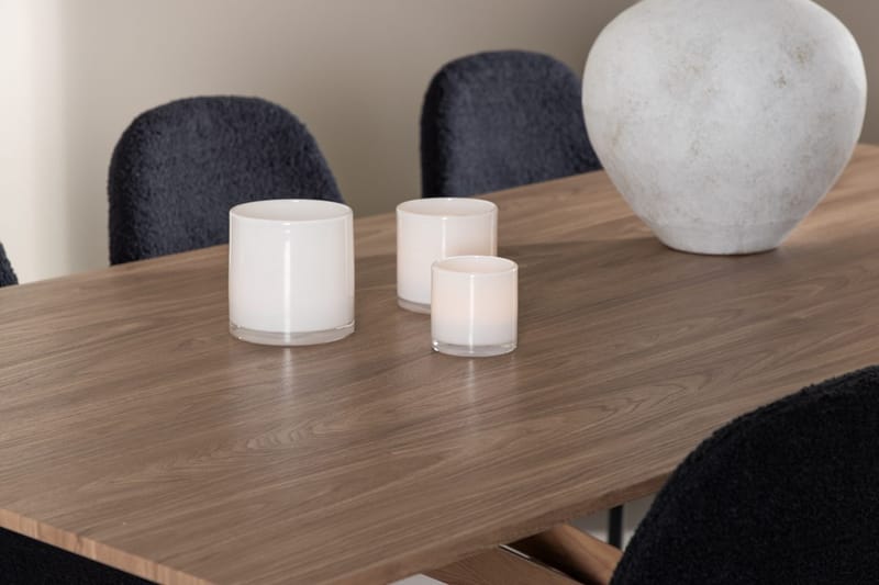 Piazza Matbord 180x90 cm med 6 Polar Matstol - Möbler - Bord & matgrupper - Matgrupper