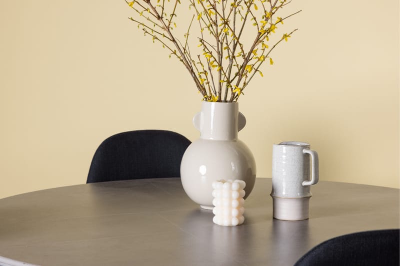 Piazza Matgrupp + 4 stolar Rektangulär - Grå - Möbler - Bord & matgrupper - Matgrupper