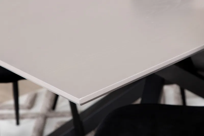 Piazza Matgrupp 180 cm Rektangulär med 6 Polar stolar - Svart - Möbler - Bord & matgrupper - Matgrupper