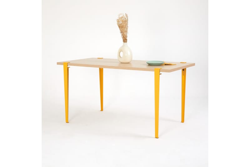 Pineios Matbord 150x75 cm Brun/Gul - Hanah Home - Möbler - Bord & matgrupper - Matbord & köksbord