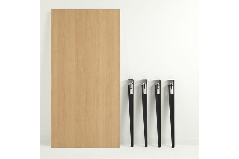 Pineios Matbord 150x75 cm Brun/Svart - Hanah Home - Möbler - Bord & matgrupper - Matbord & köksbord