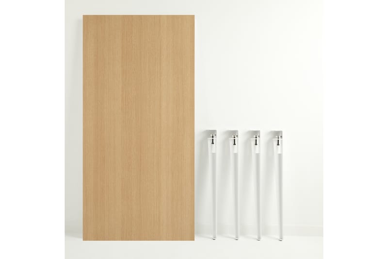 Pineios Matbord 150x75 cm Brun/Vit - Hanah Home - Möbler - Bord & matgrupper - Matbord & köksbord