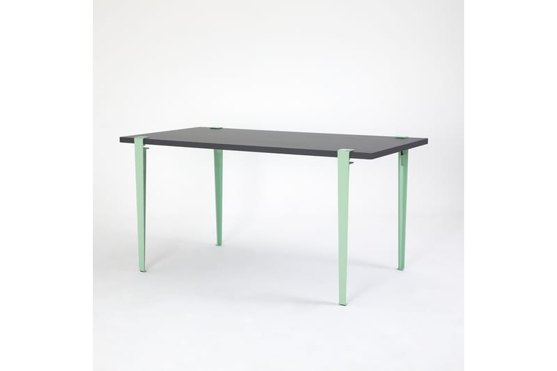 Pineios Matbord 150x75 cm Svart/Blå - Hanah Home - Matbord & köksbord