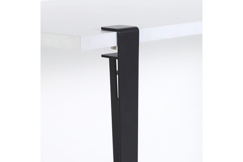 Pineios Matbord 150x75 cm Vit/Svart - Hanah Home - Möbler - Bord & matgrupper - Matbord & köksbord