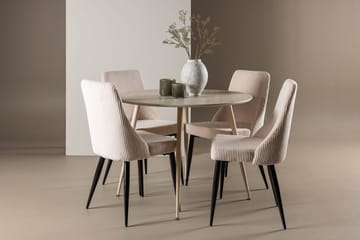 Vitpigmenterad - Beige, vitkalkad/vitpigmenterad