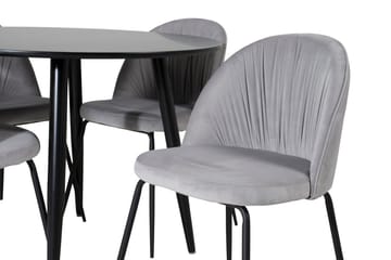 Plaza Matbord 100x100 cm med 4 Wrinkles Matstol - Möbler - Bord & matgrupper - Matgrupper