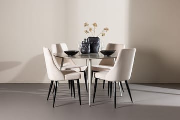 Beige - Beige, vitkalkad/vitpigmenterad