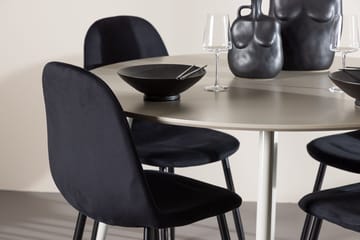 Plaza Matbord 120 cm med 4 Polar Köksstol - Möbler - Bord & matgrupper - Matgrupper