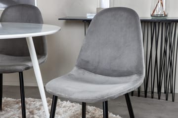 Plaza Matbord Runt med 4 Polar Köksstol - Möbler - Bord & matgrupper - Matgrupper