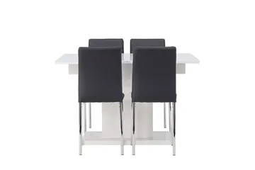Pluto Matbord 120x90 cm med 4 Lily Matstol - Möbler - Bord & matgrupper - Matgrupper