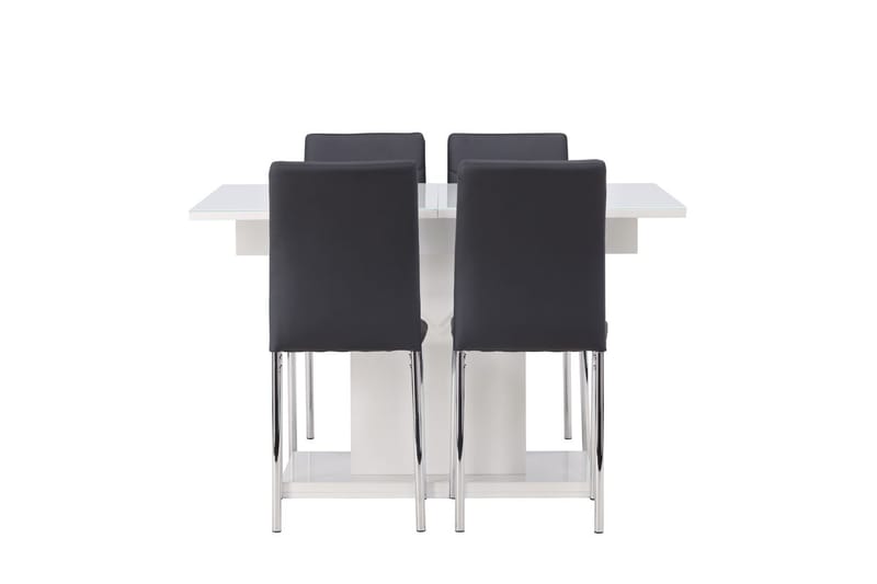 Pluto Matbord 120x90 cm med 4 Lily Matstol - Möbler - Bord & matgrupper - Matgrupper