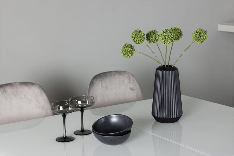 Pluto Matgrupp 120 cm Rektangulär med 4 Eva stolar - Ljusgrå - Möbler - Bord & matgrupper - Matgrupper