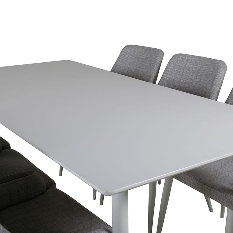 Polar Matbord 180 cm med 6 Plaza Matstol - Möbler - Bord & matgrupper - Matgrupper