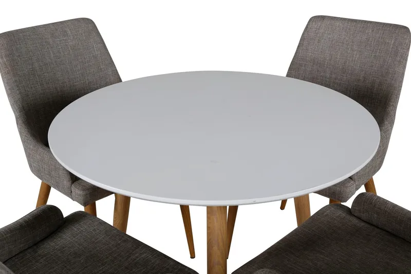 Polar Matbord 90 cm med 4 Plaza Matstol - Möbler - Bord & matgrupper - Matgrupper