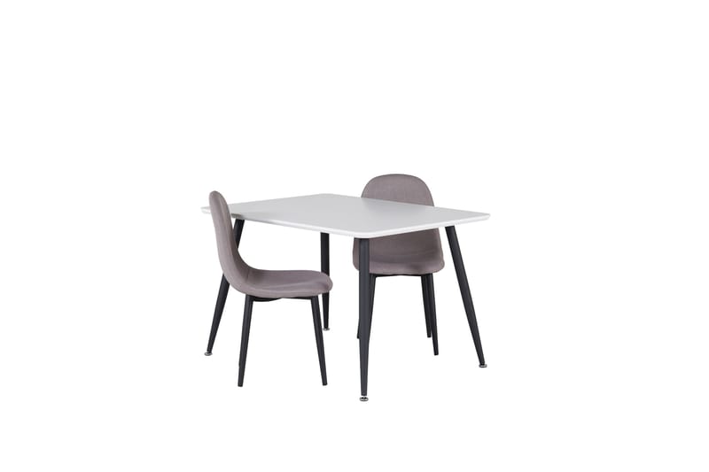 Polar Matgrupp 80 cm Rektangulär med 2 Polar stolar - Svart - Möbler - Bord & matgrupper - Matgrupper