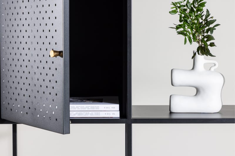 Porto Låda 80x180 cm - Svart - Förvaring - Hylla - Bokhylla