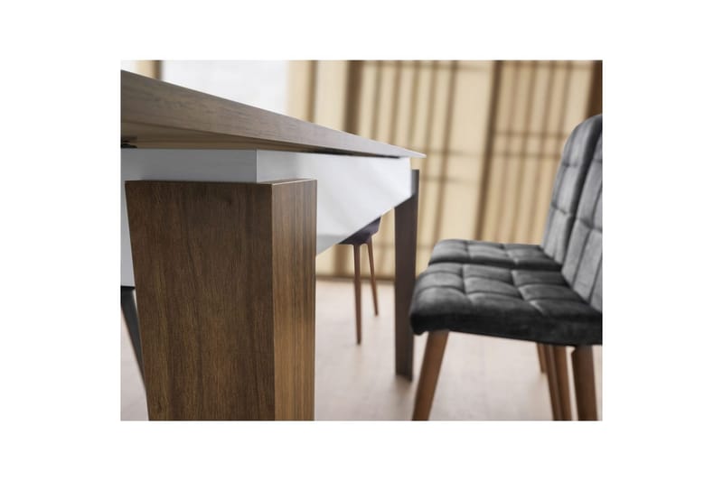 Pradera Matbord 175 cm Rektangulär - Valnöt/Vit - Möbler - Bord & matgrupper - Matbord & köksbord