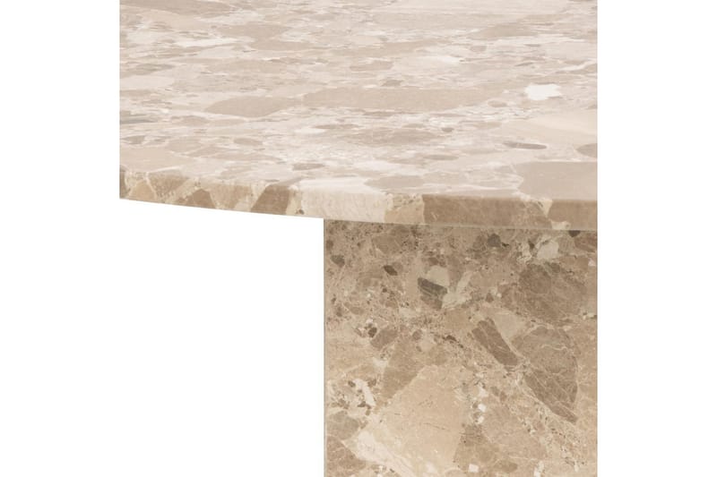 Prisa Runt Matbord i Marmor Sten 130 cm - Beige - Möbler - Bord & matgrupper - Matbord & köksbord