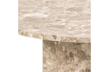 Prisa Runt Soffbord i Marmor Sten 80 cm - Beige - Möbler - Bord & matgrupper - Soffbord