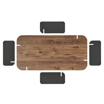 Qalen Soffbord 120 cm - Atlantisk furu och antracit - Möbler - Bord & matgrupper - Soffbord