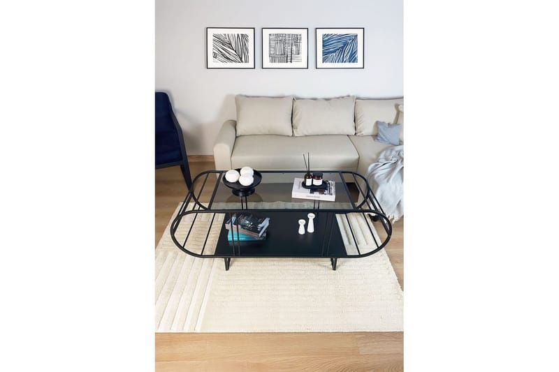 Quorinor Soffbord 145 cm - Svart - Möbler - Bord & matgrupper - Soffbord