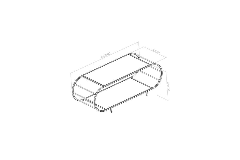 Quorinor Soffbord 145 cm - Svart - Möbler - Bord & matgrupper - Soffbord