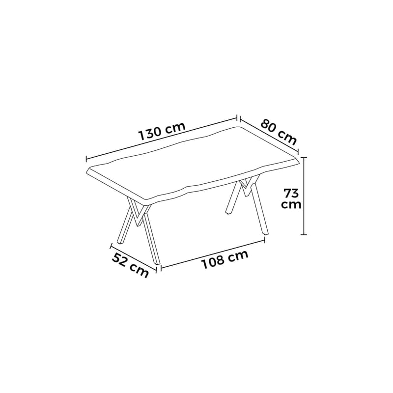 Ralto Matbord 130 cm - Möbler - Bord & matgrupper - Matbord & köksbord