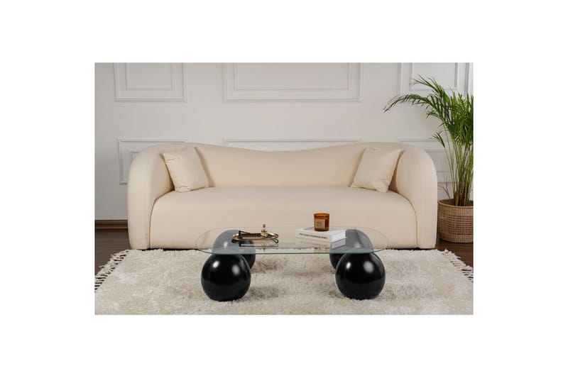 Ranni Soffbord 118 cm - Svart/Vit - Möbler - Bord & matgrupper - Soffbord