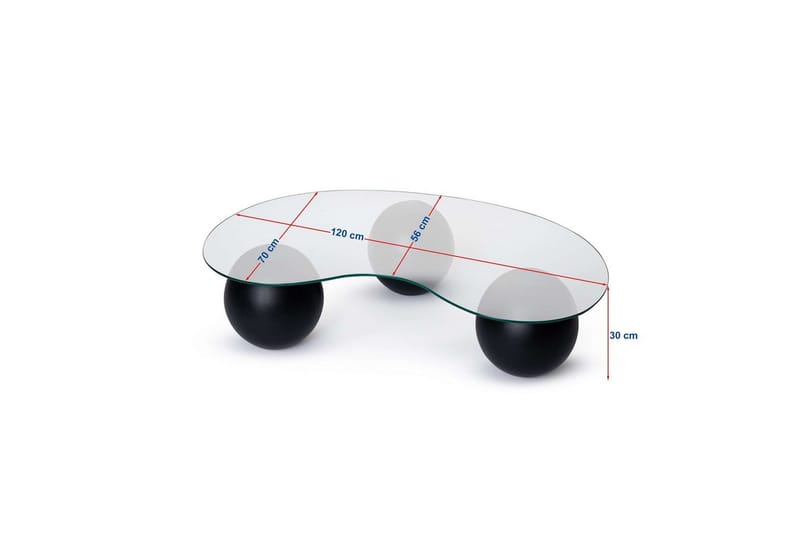 Ranni Soffbord 120 cm - Brons/Svart - Möbler - Bord & matgrupper - Soffbord