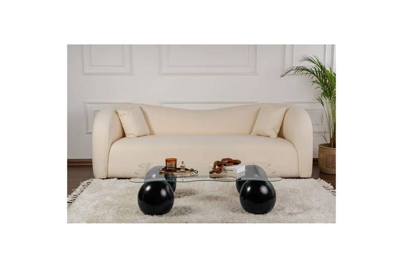 Ranni Soffbord 120 cm - Svart/Vit - Möbler - Bord & matgrupper - Soffbord