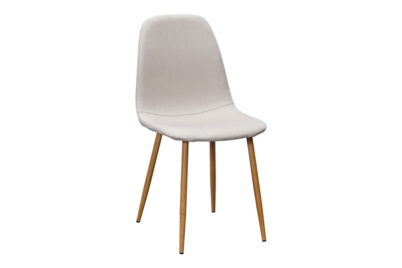 Ratliff Matbord 180 cm Förlängningsbart med illäggsskiva +  6 st Nibe stol beige med ek ben - Vit/Beige - Möbler - Bord & matgrupper - Matgrupper