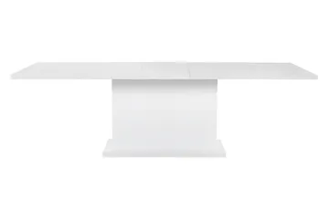 Ratliff Matgrupp 180 cm + 8 Sorado Stol - Vit/Krom - Möbler - Bord & matgrupper - Matgrupper