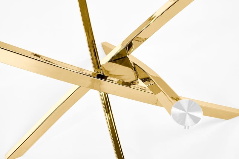 Raymond matbord Ø100 cm - Guld - Guld - Möbler - Bord & matgrupper - Matbord & köksbord