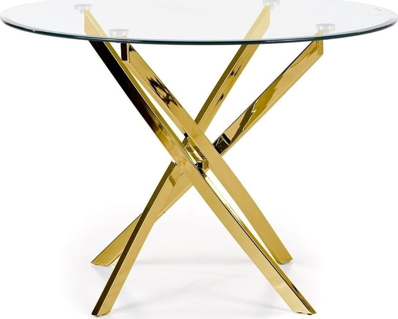 Raymond matbord Ø100 cm - Guld - Guld - Möbler - Bord & matgrupper - Matbord & köksbord