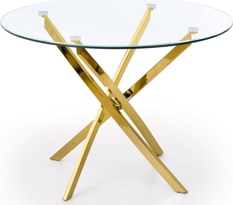 Raymond matbord Ø100 cm - Guld - Guld - Möbler - Bord & matgrupper - Matbord & köksbord