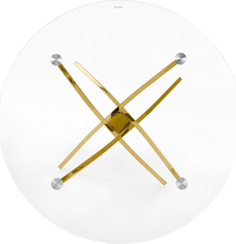 Raymond matbord Ø100 cm - Guld - Guld - Möbler - Bord & matgrupper - Matbord & köksbord