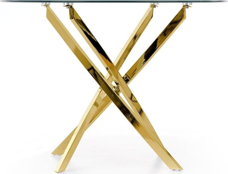 Raymond matbord Ø100 cm - Guld - Guld - Möbler - Bord & matgrupper - Matbord & köksbord