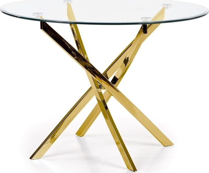 Raymond matbord Ø100 cm - Guld - Guld - Möbler - Bord & matgrupper - Matbord & köksbord