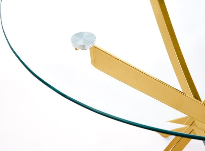 Raymond matbord Ø100 cm - Guld - Guld - Möbler - Bord & matgrupper - Matbord & köksbord