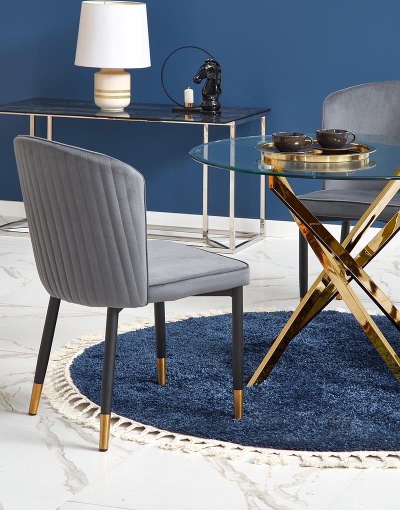 Raymond matbord Ø100 cm - Guld - Guld - Möbler - Bord & matgrupper - Matbord & köksbord