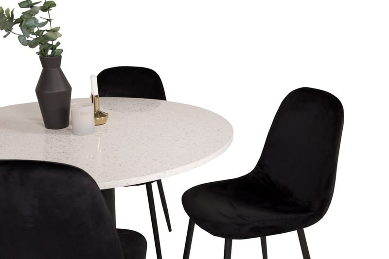 Razzia Matbord 106 cm med 4 Polar Köksstol - Möbler - Bord & matgrupper - Matgrupper